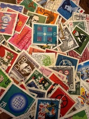 150 Assorted German/ Deutsche Bundespost Postage Stamps- LOT #7